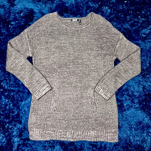 🔥2/$10 NWT🤩 |•ST. JOHN'S BAY•| Lightweight Spring Sweater Khaki Tan/Snowdrift XL - Picture 8 of 12